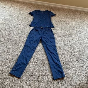 Jaanuu Navy Scrub Set Size S